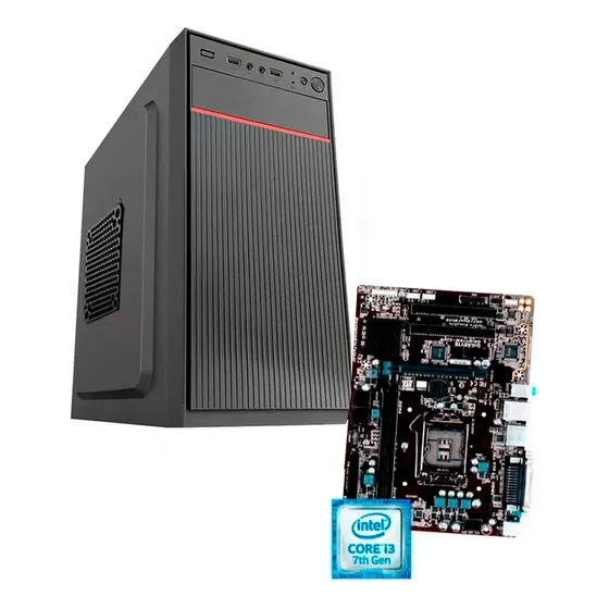 Computador Cpu I3 7º Geração Placa Mãe H110 8gb Ddr4 Ssd 240