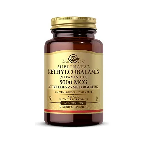 Solgar Metilcobalamina (vitamina B12) 5000 Mcg, 60 047uo