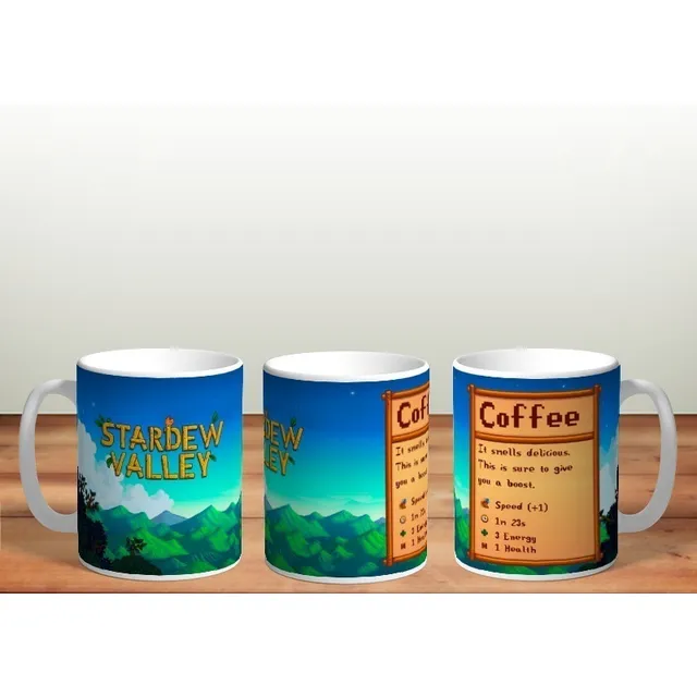 Taza - Tazón  Stardew Valley: Coffee Stats