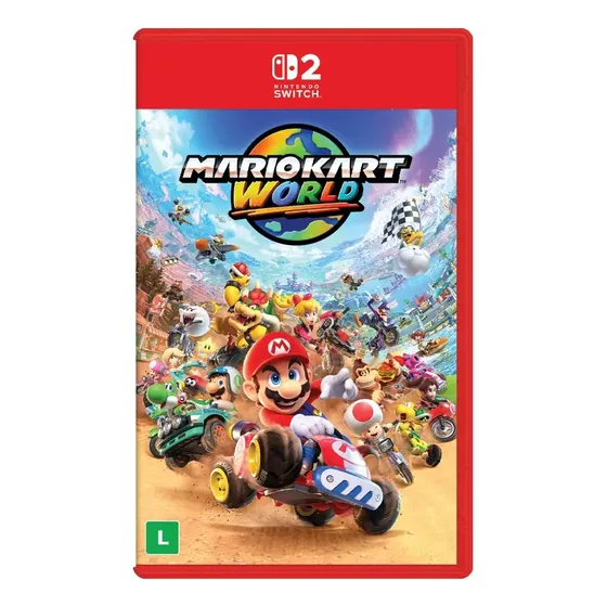 Jogo Mario Kart World Switch 2 Nintendo
