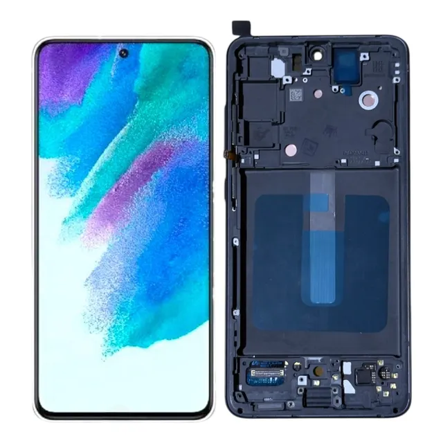 Tela Touch Display Para S21fe Orig Nacional Com Aro