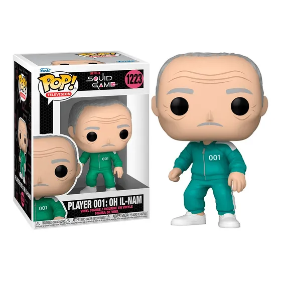 Figura Funko Pop Tv El Juego Del Calamar 1223 Oh Il Nam 001 Coleccionable 3+