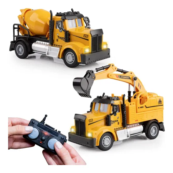 Force1 Mini Construction Rc Trucks For Kids Juego De De De 2