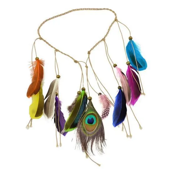 2 Tiara Boho Elegante Com Detalhes Em Franjas
