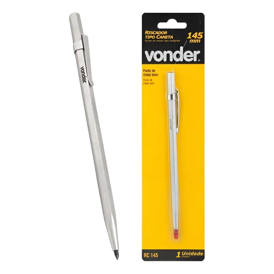 Riscador Para Chapa, Tipo Caneta, 145 Mm, Rc-145, Vonder