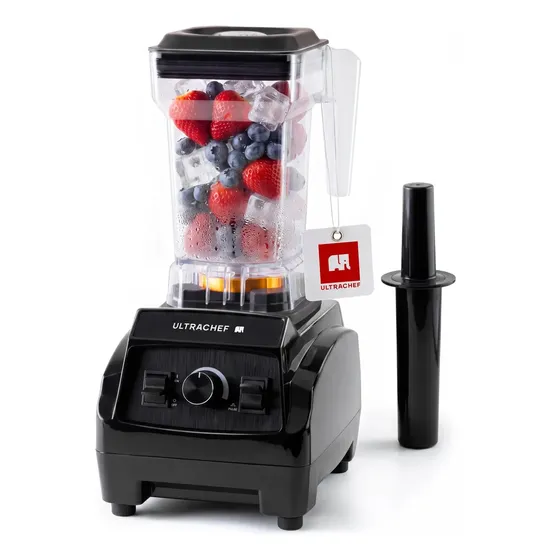 Licuadora Profesional Ultrachef Potencia 2000 W Vaso Tritán Negro