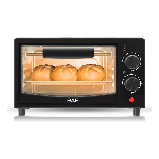 Horno Eléctrico De Mesa Negro Tostador 12l Raf 800w