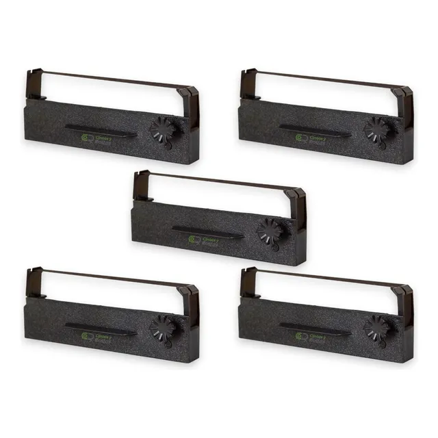 5 Cinta Para Epson Erc27 Epson M290, Purpura Marca Unicorn