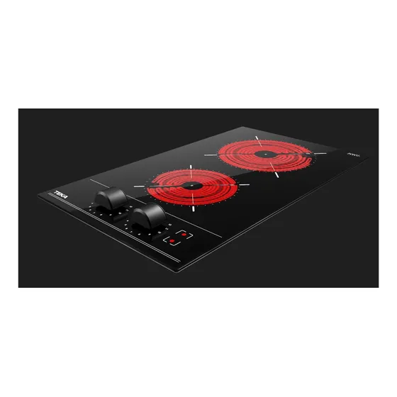 Anafe Teka Tbc 32000 Xfl Bk eléctrico con mandos 30cm