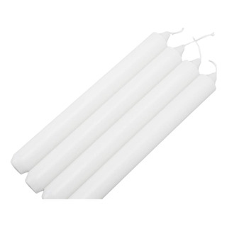 Paquete De 20 Velas Blancas Tipo Lápiz 20 Cm De Largo Paquete De 20 Velas Blancas Tipo Lápiz 20 Cm De Largo