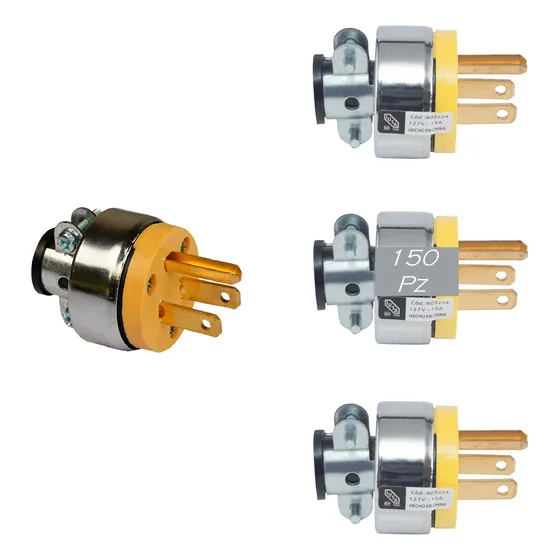 Clavija Uso Rudo Metal Blindada Industrial Iusa (150pz)