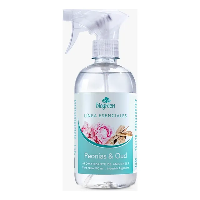 Aromatizante Ambiental Biogreen 500 Ml - Incluye Gatillo