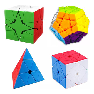 Box Cubo Mágico Northstar + Mapleleaf + Kibimix +pyraminx Box Cubo Mágico Northstar + Mapleleaf + Kibimix +pyraminx