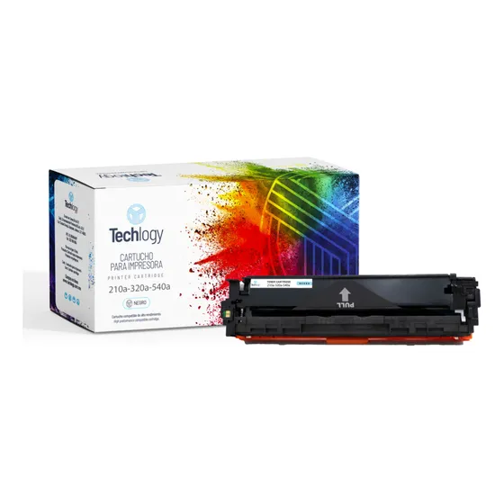 Toner Techlogy Cf210a Ce320a Cb540 Para Cp1210 1215 - Tinta Negro