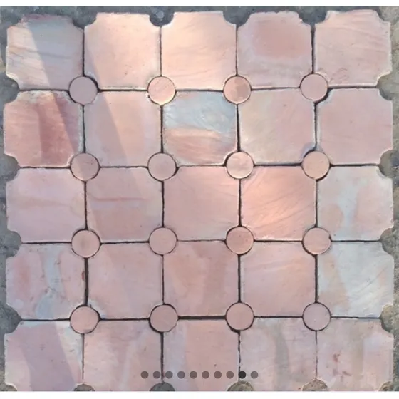Caico O Terracota Artesanal Romano,ladrillos,piso Envejecido