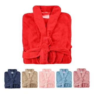 RoupĂŁo De Inverno Microfibra Toque Aveludado Quentinho Cores RoupĂŁo De Inverno Microfibra Toque Aveludado Quentinho Cores