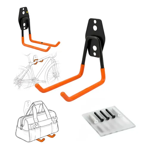 Suporte De Parede Steadyrack Mtb Para Bicicleta Negro