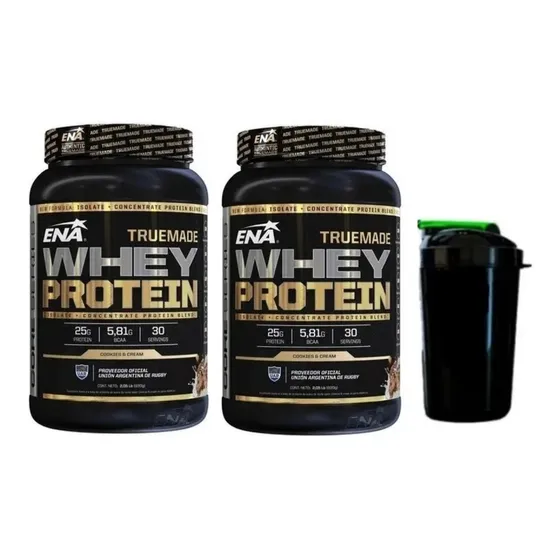 True Made Ena Whey Protein 2kg - Envío Gratis + Shaker
