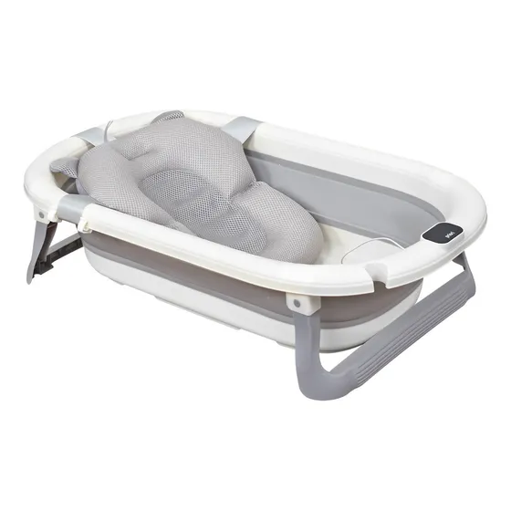 Bañera Plegable Con Alzador Bebé Priori Lee Color Gris Gris