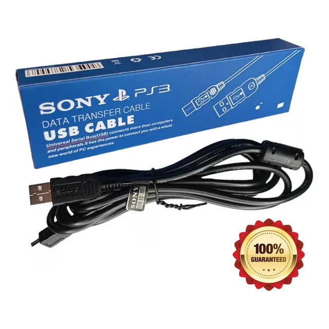 Cable Cargador Usb De Control Playstaion 3 Mini-b 5 Pines 