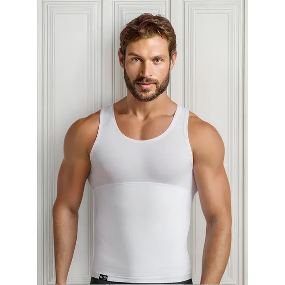 Regata Cinta Modeladora Masculina - Alta Compressão Barriga
