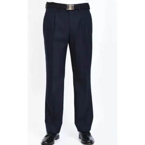 Pantalón De Vestir Azul Uniforme Vigilante Y Seguridad