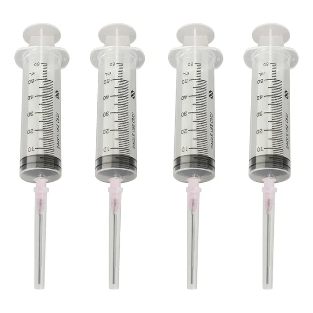 4 Jeringa Para Recarga Sistema De Tinta De 60 Ml