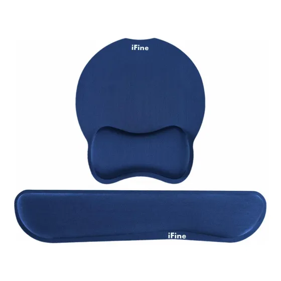 Alfombrilla Raton Teclado Ergonomico Fibra Superfina Suave