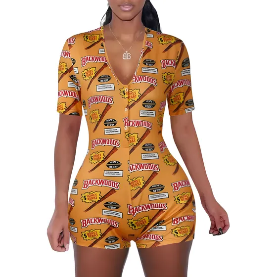 Pijamas Bragas Enterizos De Motivos X3