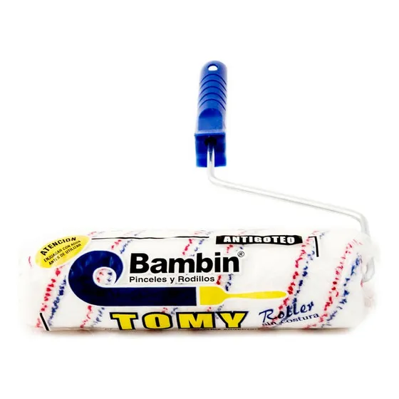 Rodillo Bambin Tomy Antigoteo Antigota Microfibra | 17cm