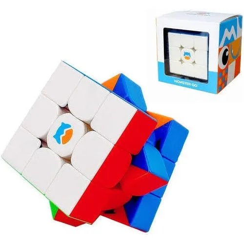 Cubo 3x3 Gan Magnético Monster Go M Color De La Estructura Stickerless