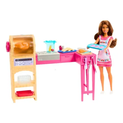 Set de regalo Barbie Chelsea Veterinaria Muñeca niña morena con clínica para mascotas y 23 accesorios - HGT12 Set de regalo Barbie Chelsea Veterinaria Muñeca niña morena con clínica para mascotas y 23 accesorios - HGT12