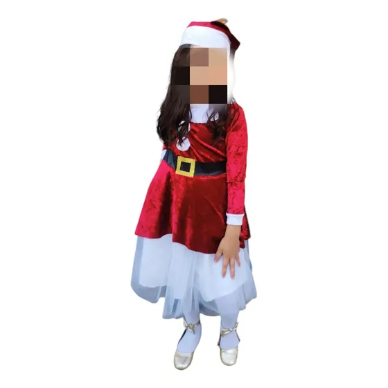 Vestido Niña De Santa Claus Vestido De Navidad Navideño 