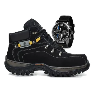 Bota Masculina Adventure Coturno Botina Com Brinde Bota Masculina Adventure Coturno Botina Com Brinde