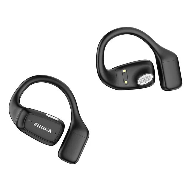 Audifonos Bluetooth Aiwa Deportivos Para Conducción Aw-ak56 Color Negro