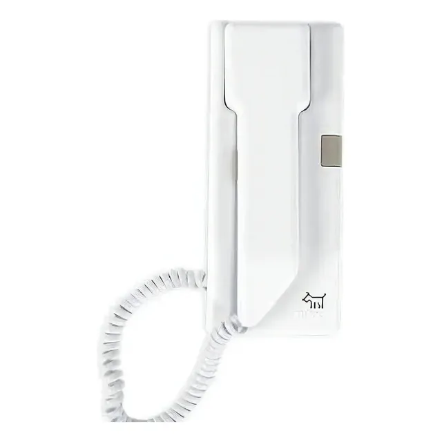 Teléfono Interfón Tpa-1 Intec Blanco De Sobreponer 1 Botón