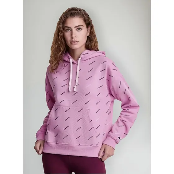 Sudadera Polar Hoodie Champion Logo Miniatura Mujer