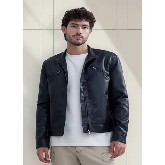 Chaqueta Hombre Seven Pu Negro Viscosa 45080432-10