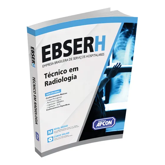 Apostila Ebserh 2022 - Técnico Em Radiologia, De Professores Especializados. Estudos, Vol. Único. Editorial Apcon, Capa Dura, Edição 1ª Edição Em Português, 2023