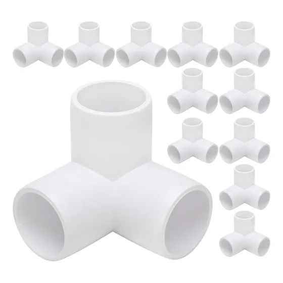 Pack 12 Codos 3 Vías Pvc 1/2 PuLG - Unidad a $6500