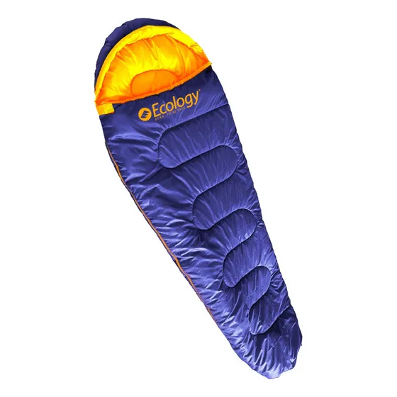 Saco De Dormir Sleeping Bag Ecology Trekker Bolsa De Dormir Color Azul Marino Ubicación Del Cierre Izquierdo