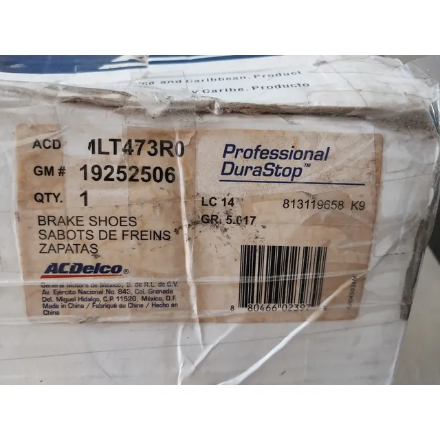 Banda De Freno Trasera Acdelco Nueva (en Caracas)