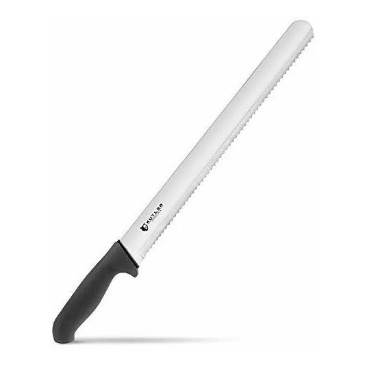 Cuchillo Profesional Cortar Pan Pasteles Acero Inoxidable