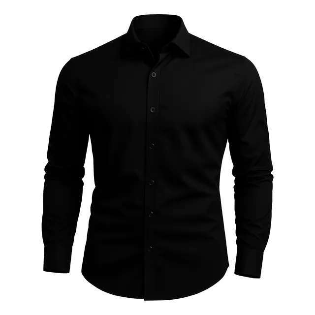 Camisa Social Masculina Slim Premium Manga Longa