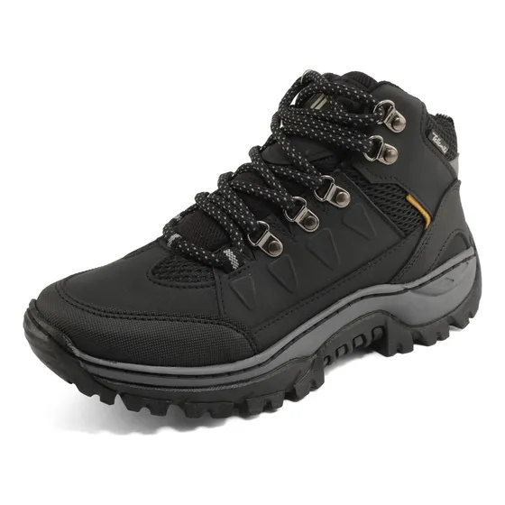 Bota Hombre Outdoor Negro Tellenzi 7-170