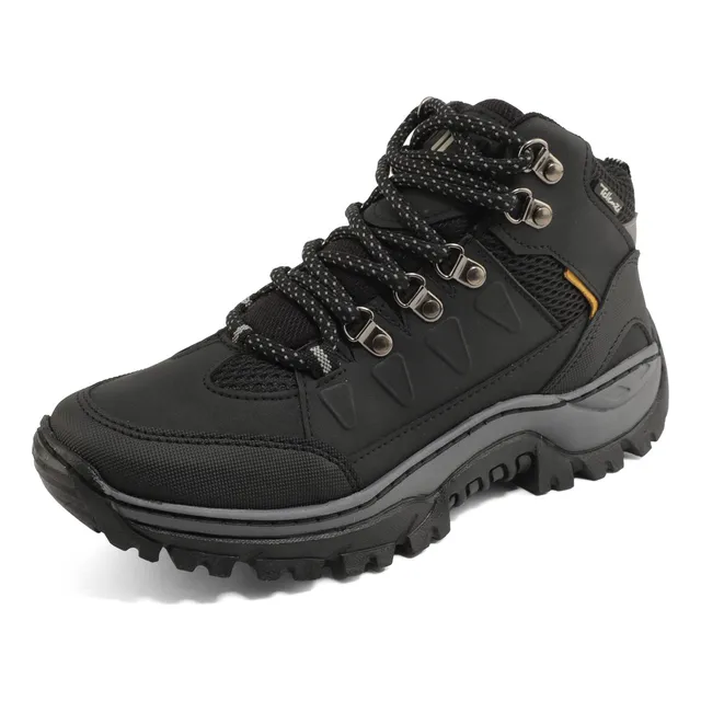 Bota Hombre Outdoor Negro Tellenzi 7-170