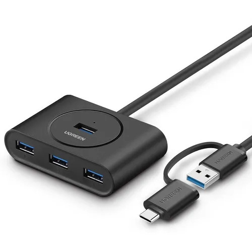 Ugreen Hub Usb 3.0 Con Otg C,smartphone,mackbook,surface Pro