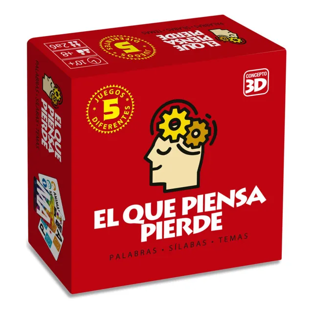 Juego De Mesa De Palabras El Que Piensa Pierde Para Adultos