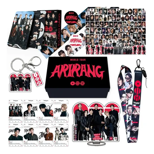 Set Bts Arirang World Tour Kpop Merch Lomo Card Llavero | MercadoLivre
