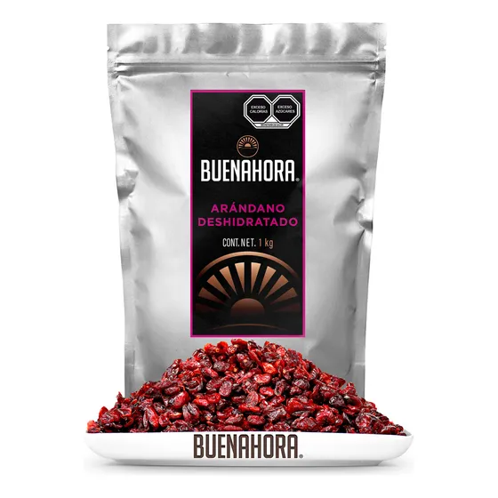 Arándano Deshidratado Buenahora 1kg Fruta Premium Rica En Antioxidantes Y Fibra Natural Frescura Garantizada -ideal Para Yogur Panes Repostería Ensaladas Y Mezclas Con Frutos Secos  Dried Cranberries